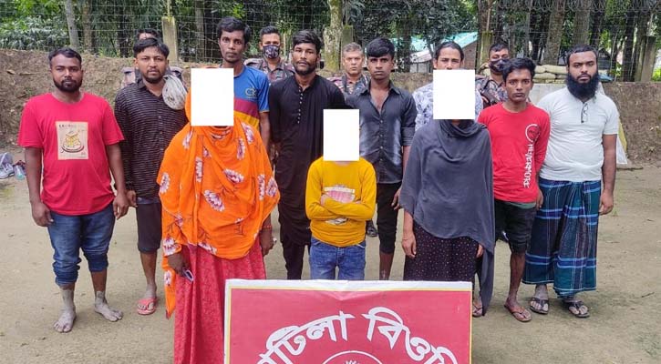 ঝিনাইদহ সীমান্তে ১১ বাংলাদেশিকে আটকের পরে ফেরত দিল বিএসএফ